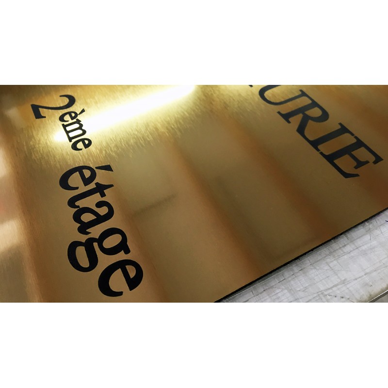 Enseigne personnalisable plaque professionnelle pour médecin, avocat et entreprises