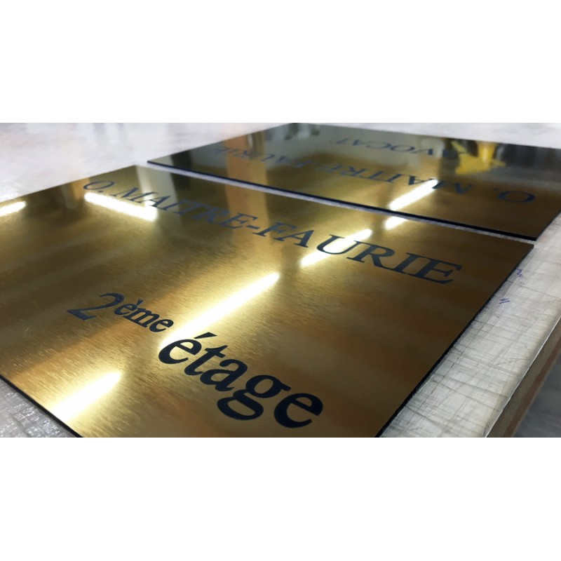 Enseigne personnalisable plaque professionnelle pour médecin, avocat et entreprises