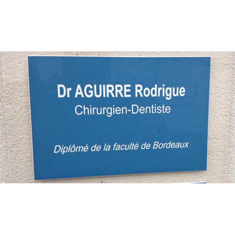 Enseigne personnalisable plaque professionnelle pour médecin, avocat et entreprises