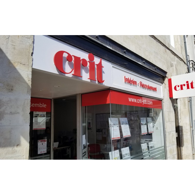 lettres en pvc découpés