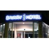 Savary Hotel en Pvc lumineux rétroéclairage à Led devanture hôtel Savary Hotel en Pvc lumineux rétroéclairage à Led devanture hôtel