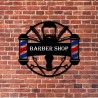 Enseigne barber shop option LED