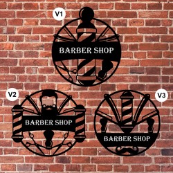 Enseigne barber shop option LED