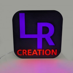 Enseigne logo impression 3D