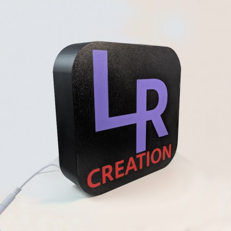 Enseigne logo impression 3D