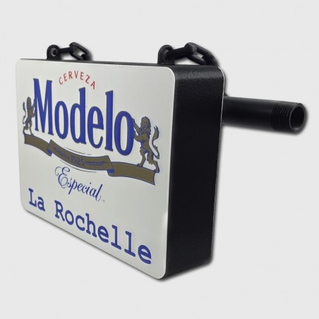 Enseigne drapeau impression 3D option LED