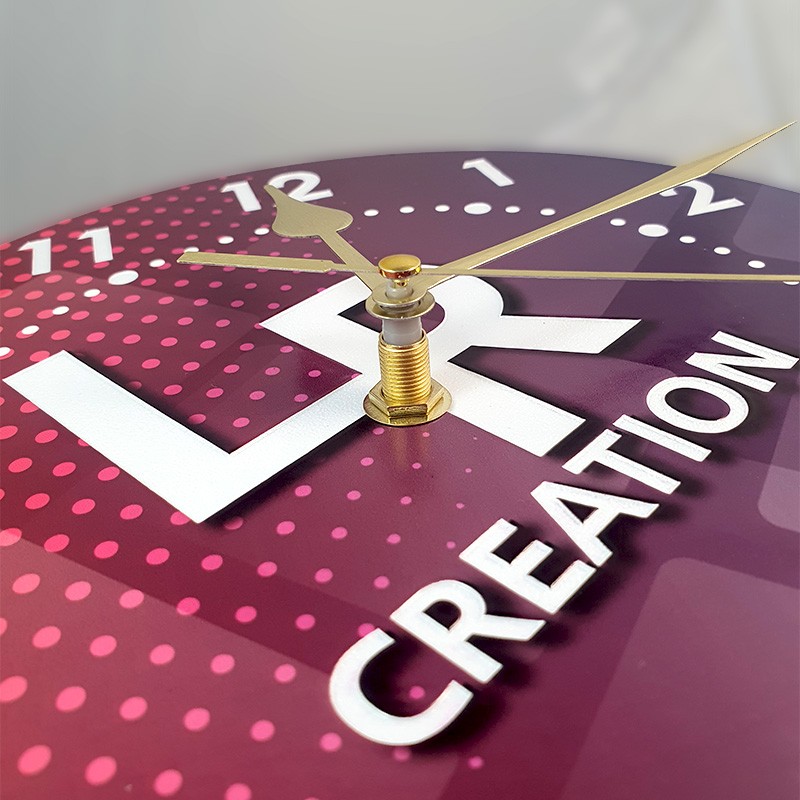 Horloge personnalisé avec logo