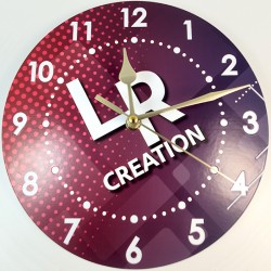 Horloge personnalisé avec logo