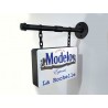 Enseigne drapeau impression 3D option LED